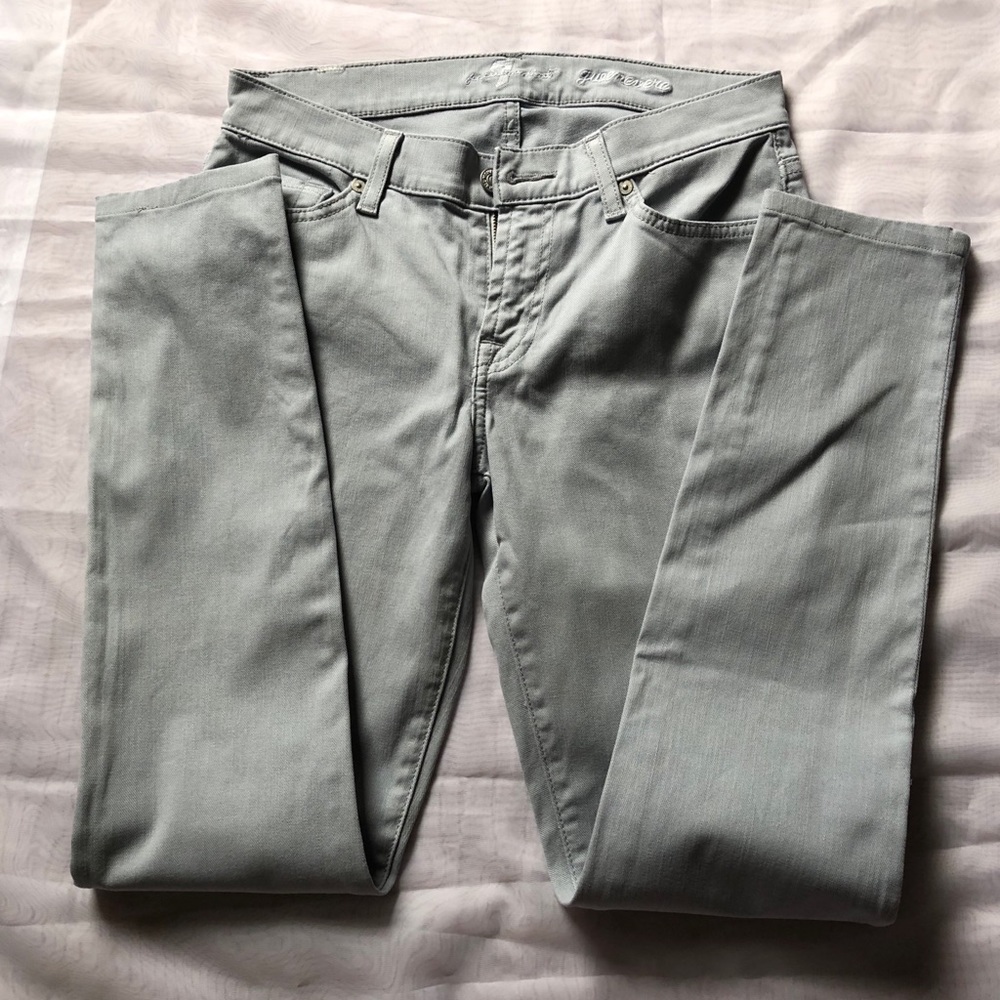 7 For All Mankind Gwenevere in gray